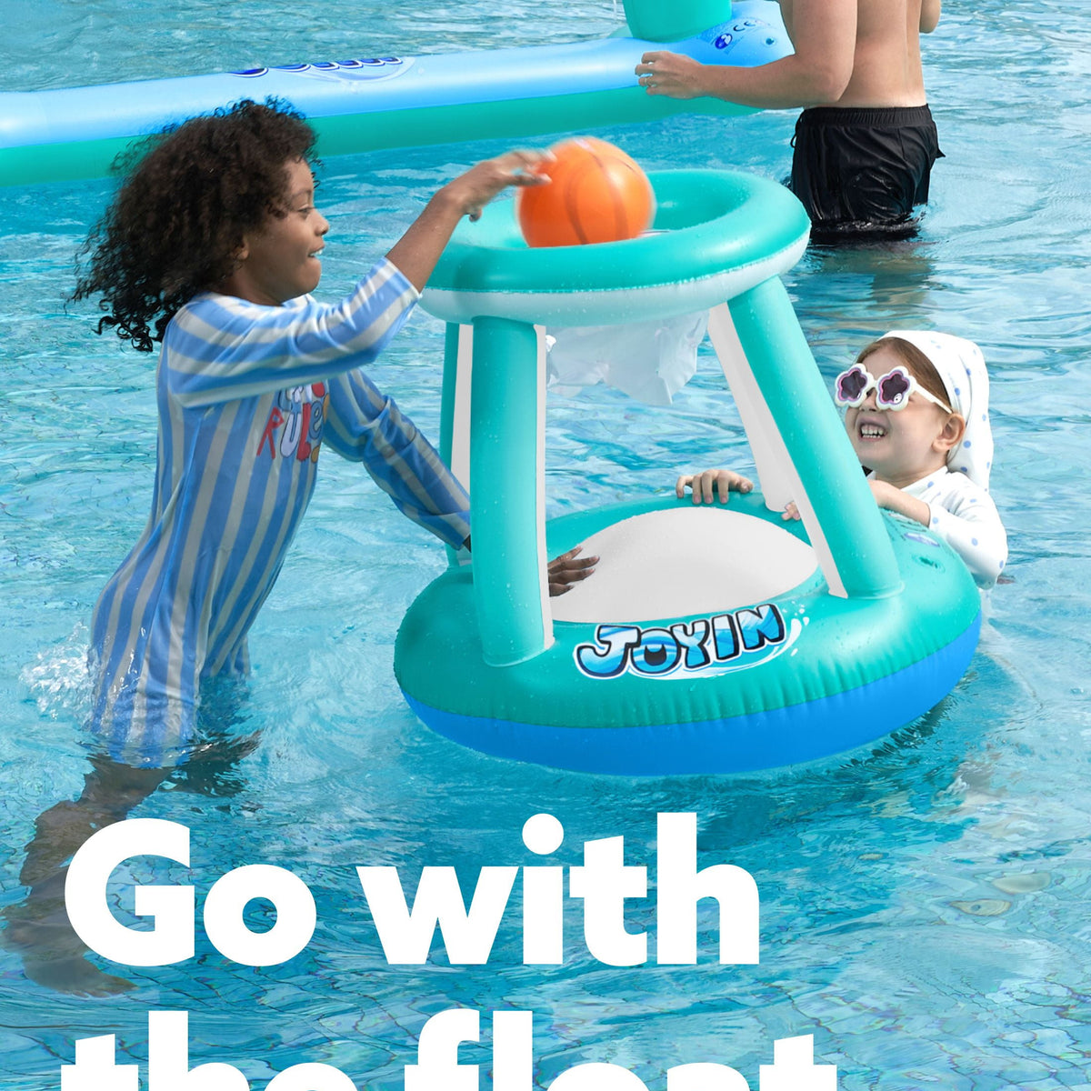 Inflatable Pool Games Set for Family Water Fun