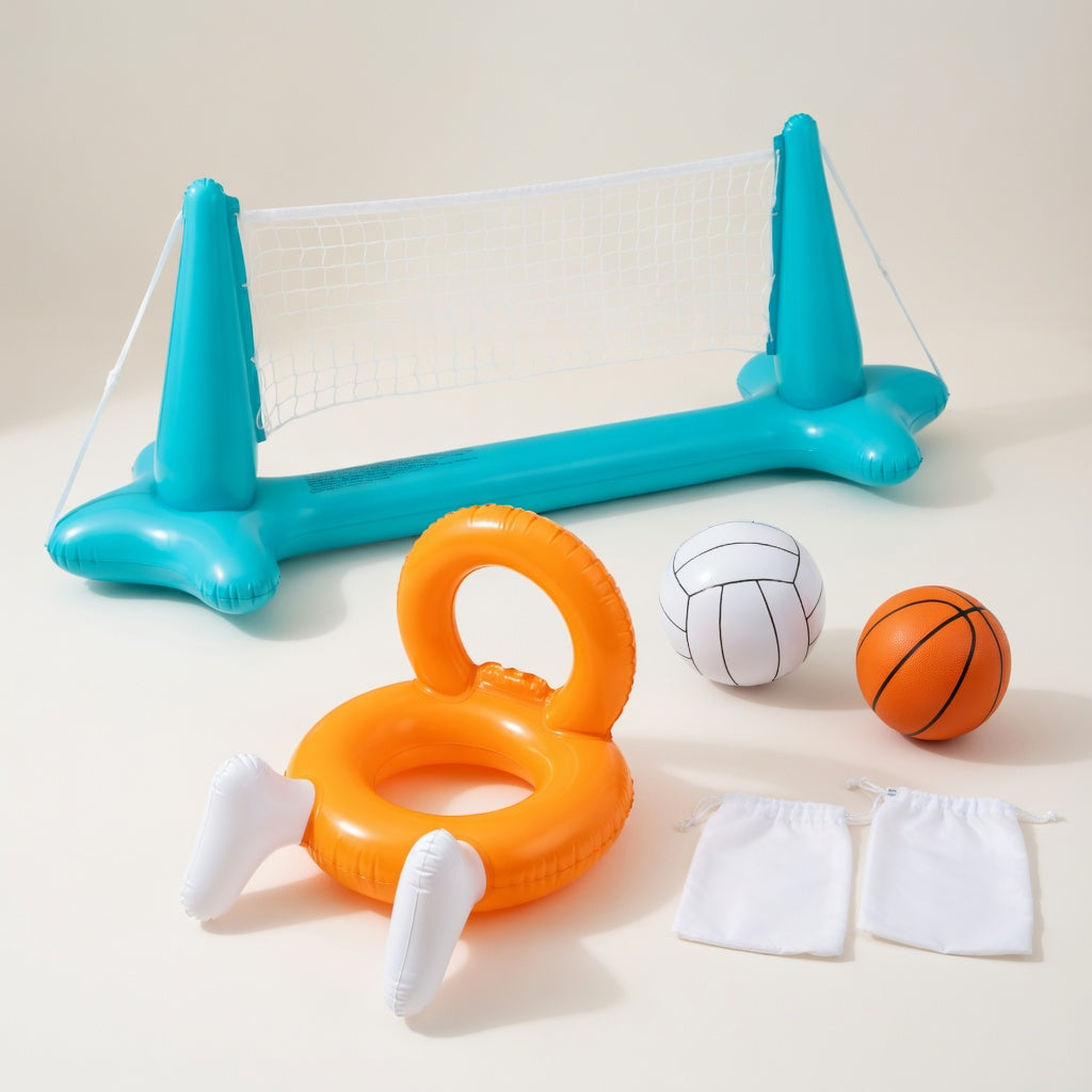 Inflatable Pool Games Set for Family Water Fun