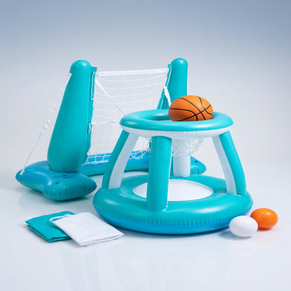 Inflatable Pool Games Set for Family Water Fun