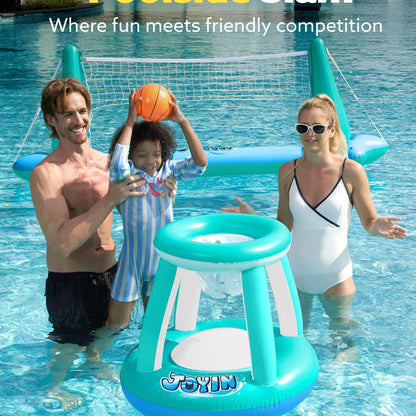 Inflatable Pool Games Set for Family Water Fun